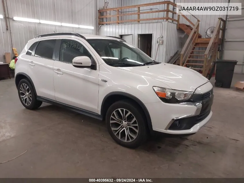 JA4AR4AW9GZ031719 2016 Mitsubishi Outlander Sport 2.4 Sel