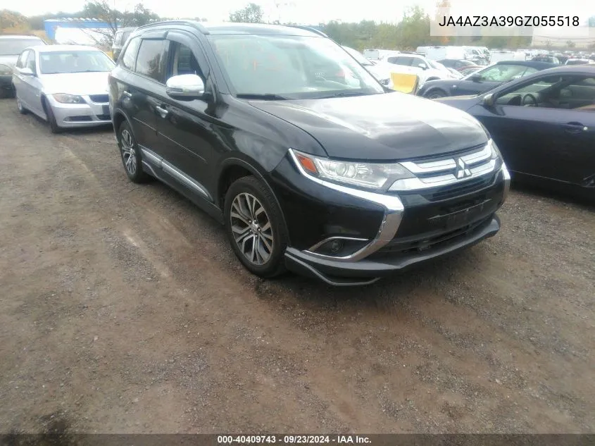 2016 Mitsubishi Outlander Es/Se/Sel VIN: JA4AZ3A39GZ055518 Lot: 40409743