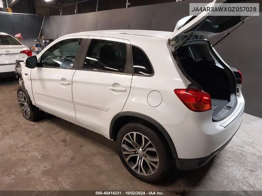 JA4AR3AWXGZ057028 2016 Mitsubishi Outlander Sport 2.4 Se