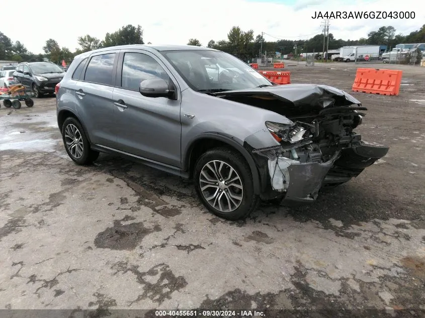 2016 Mitsubishi Outlander Sport 2.4 Es VIN: JA4AR3AW6GZ043000 Lot: 40455651