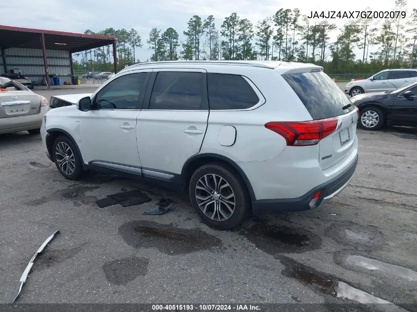 JA4JZ4AX7GZ002079 2016 Mitsubishi Outlander Gt