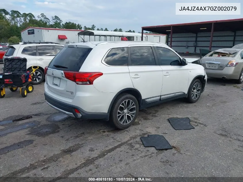 JA4JZ4AX7GZ002079 2016 Mitsubishi Outlander Gt