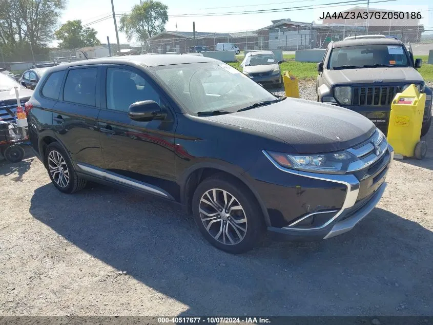 2016 Mitsubishi Outlander Se VIN: JA4AZ3A37GZ050186 Lot: 40517677