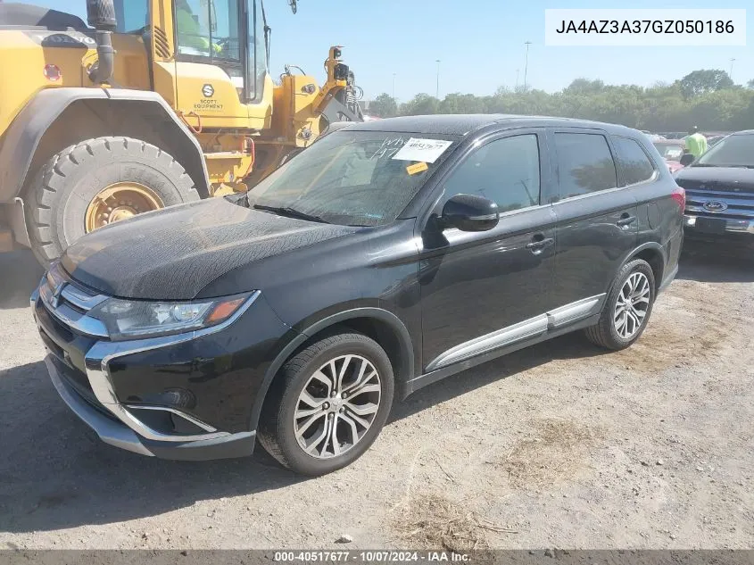 2016 Mitsubishi Outlander Se VIN: JA4AZ3A37GZ050186 Lot: 40517677