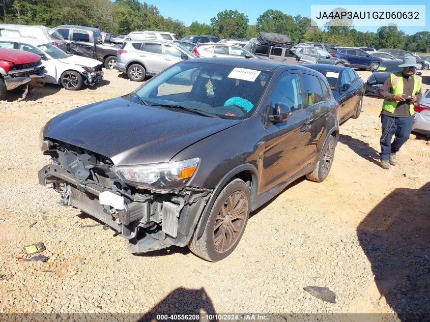 2016 Mitsubishi Outlander Sport 2.0 Es VIN: JA4AP3AU1GZ060632 Lot: 40556208