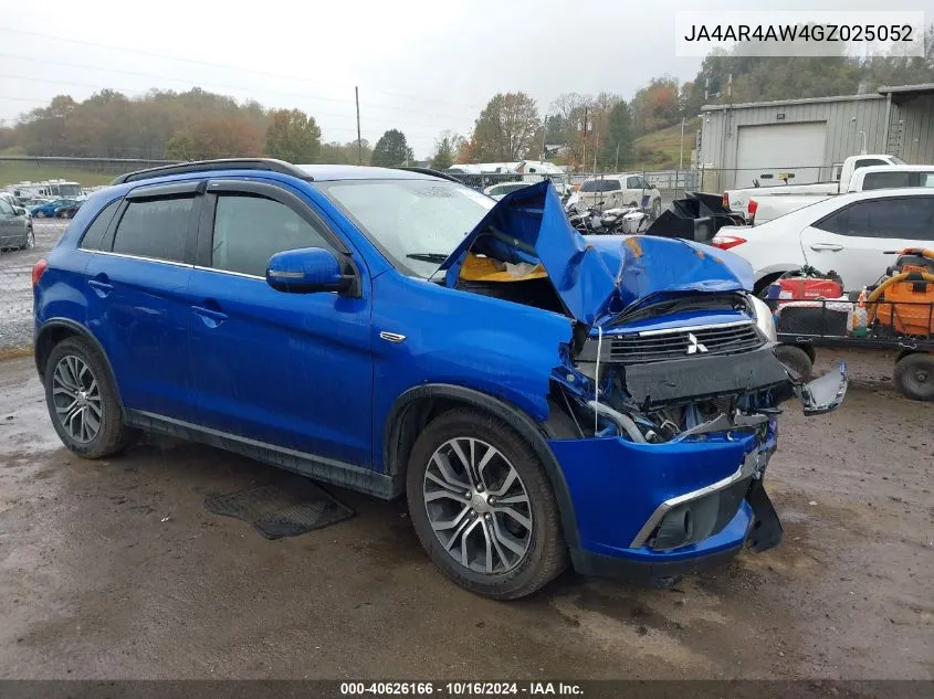 2016 Mitsubishi Outlander Sport 2.4 Sel VIN: JA4AR4AW4GZ025052 Lot: 40626166