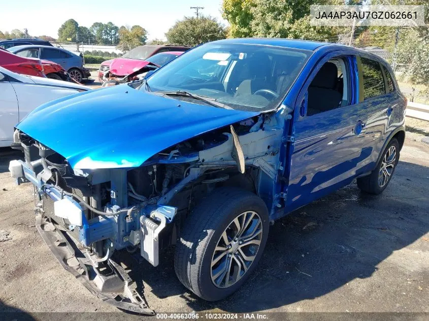 2016 Mitsubishi Outlander Sport 2.0 Es VIN: JA4AP3AU7GZ062661 Lot: 40663096