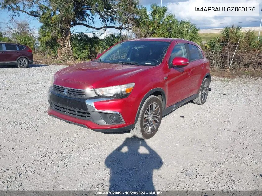 2016 Mitsubishi Outlander Sport 2.0 Es VIN: JA4AP3AU1GZ060176 Lot: 40702889