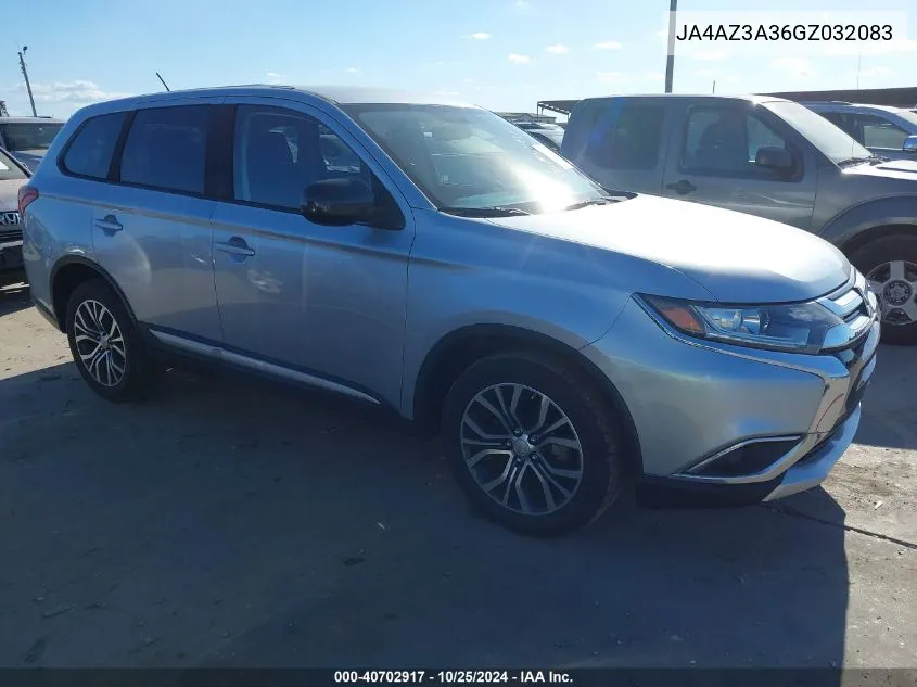 2016 Mitsubishi Outlander Es VIN: JA4AZ3A36GZ032083 Lot: 40702917