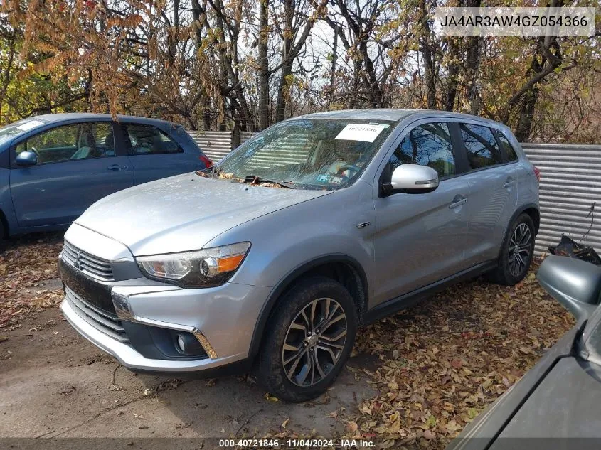 2016 Mitsubishi Outlander Sport Es/Se VIN: JA4AR3AW4GZ054366 Lot: 40721846