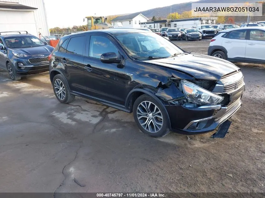 2016 Mitsubishi Outlander Sport 2.4 Se VIN: JA4AR3AW8GZ051034 Lot: 40745797