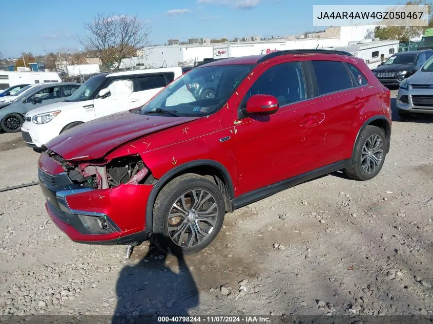 2016 Mitsubishi Outlander Sport 2.4 Sel VIN: JA4AR4AW4GZ050467 Lot: 40798244