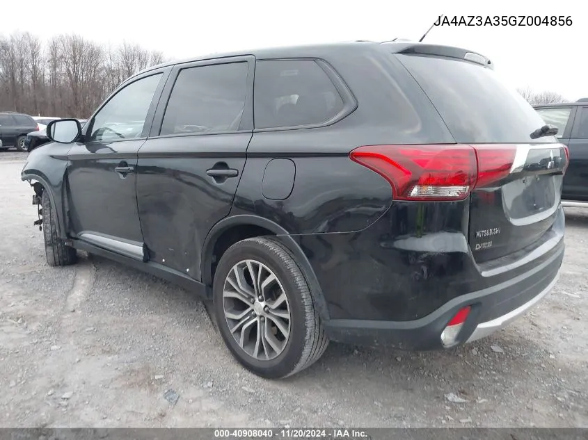 2016 Mitsubishi Outlander Se VIN: JA4AZ3A35GZ004856 Lot: 40908040