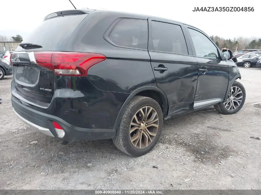 2016 Mitsubishi Outlander Se VIN: JA4AZ3A35GZ004856 Lot: 40908040