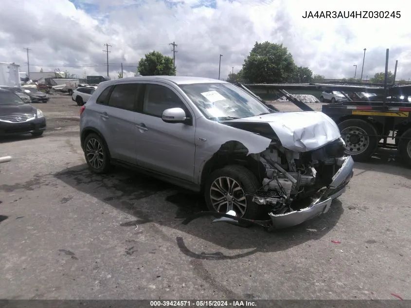 2017 Mitsubishi Outlander Sport 2.0 Es VIN: JA4AR3AU4HZ030245 Lot: 39424571