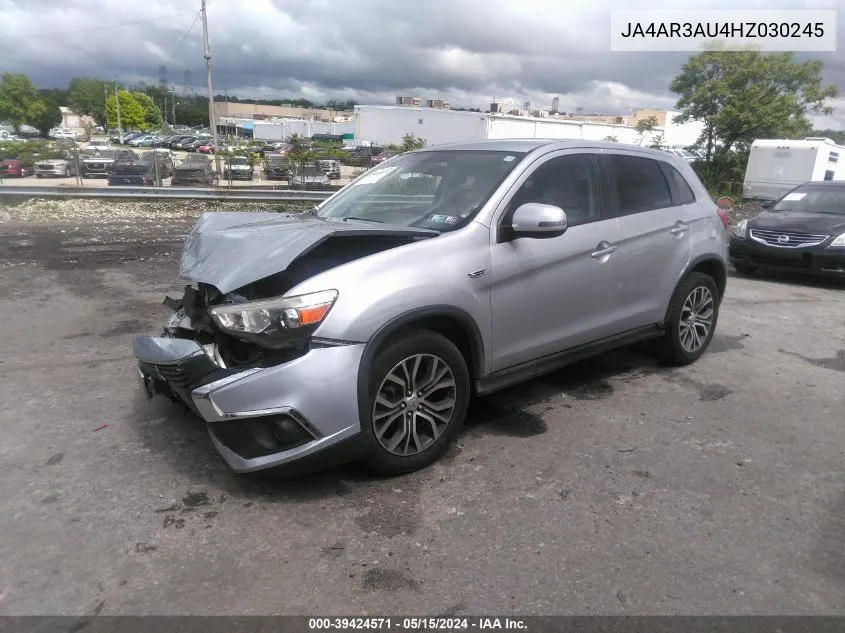 2017 Mitsubishi Outlander Sport 2.0 Es VIN: JA4AR3AU4HZ030245 Lot: 39424571