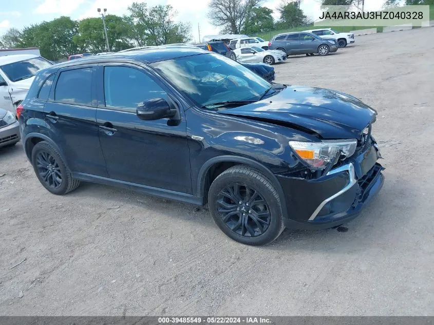 JA4AR3AU3HZ040328 2017 Mitsubishi Outlander Sport 2.0 Le