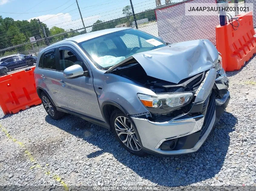 2017 Mitsubishi Outlander Sport 2.0 Es/2.0 Le VIN: JA4AP3AU1HZ031021 Lot: 39722074