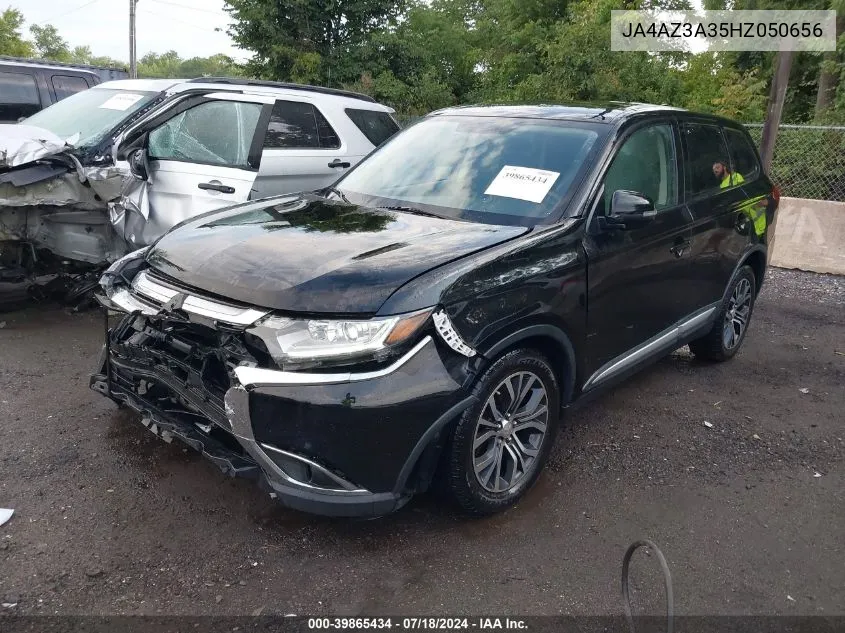 2017 Mitsubishi Outlander Se VIN: JA4AZ3A35HZ050656 Lot: 39865434