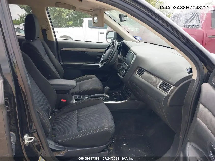 JA4AD3A38HZ048222 2017 Mitsubishi Outlander Se