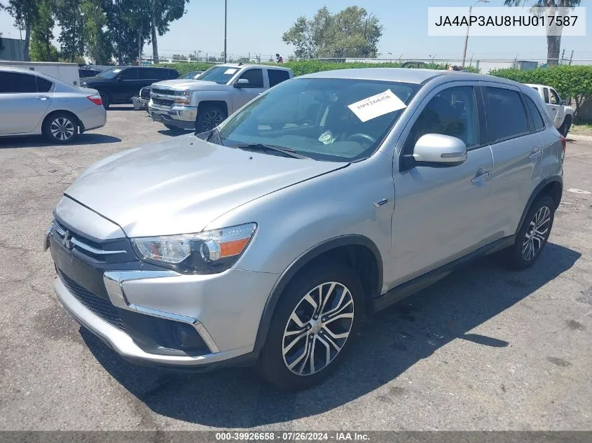 2017 Mitsubishi Outlander Sport 2.0 Es/Le 2.0 VIN: JA4AP3AU8HU017587 Lot: 39926658