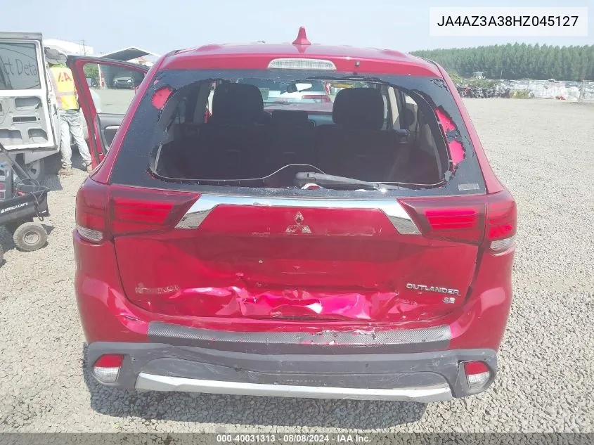 JA4AZ3A38HZ045127 2017 Mitsubishi Outlander Se