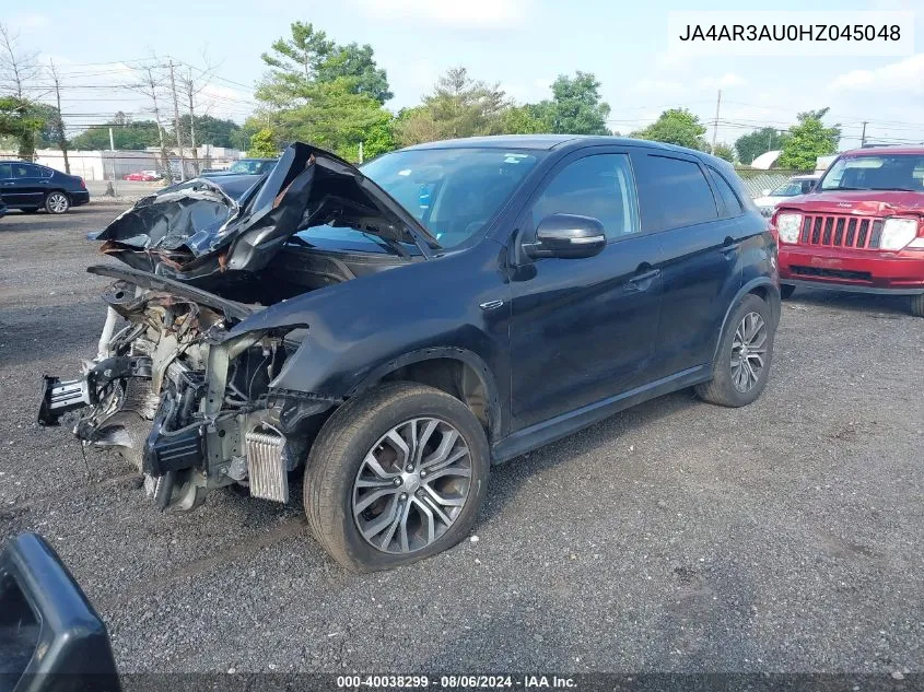 2017 Mitsubishi Outlander Sport 2.0 Es VIN: JA4AR3AU0HZ045048 Lot: 40038299