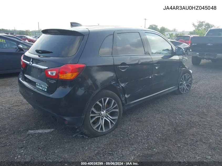 JA4AR3AU0HZ045048 2017 Mitsubishi Outlander Sport 2.0 Es