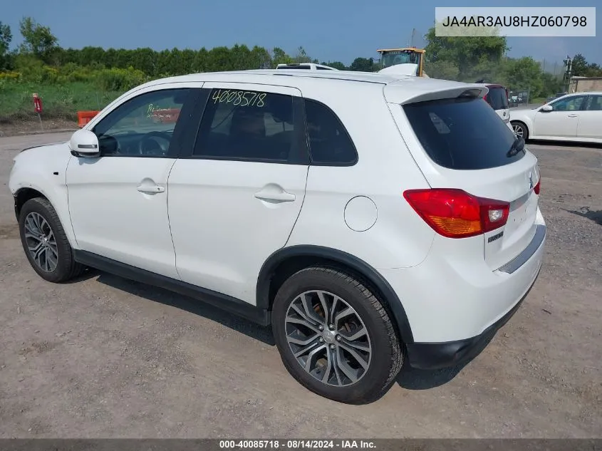 JA4AR3AU8HZ060798 2017 Mitsubishi Outlander Sport 2.0 Es