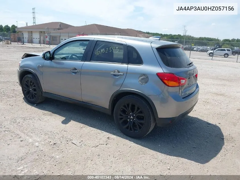 2017 Mitsubishi Outlander Sport Le 2.0 VIN: JA4AP3AU0HZ057156 Lot: 40102343