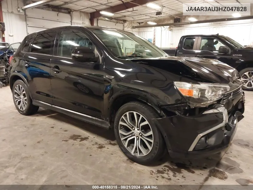 JA4AR3AU3HZ047828 2017 Mitsubishi Outlander Sport 2.0 Es