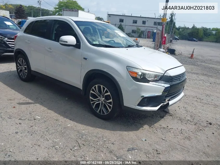 JA4AR3AU0HZ021803 2017 Mitsubishi Outlander Sport 2.0 Es