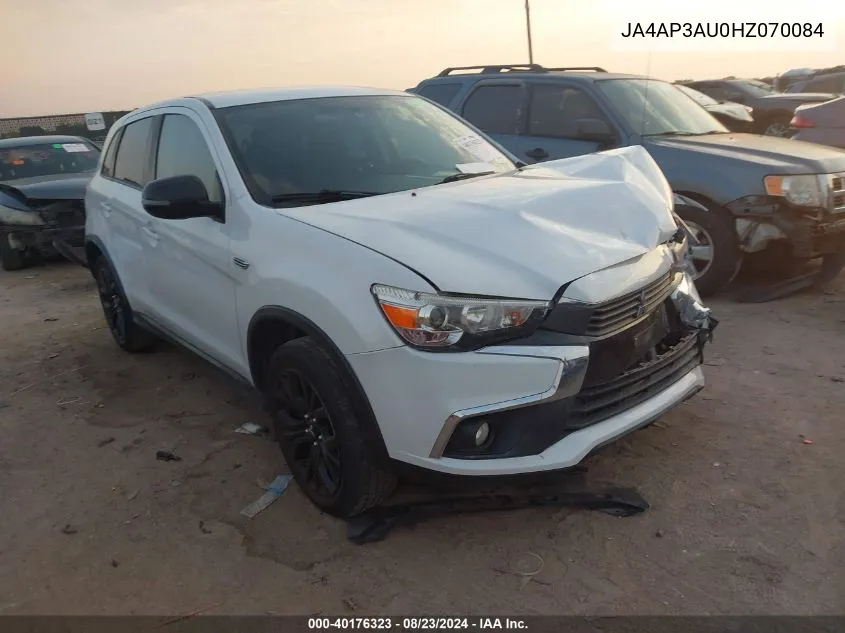 2017 Mitsubishi Outlander Sport Le 2.0 VIN: JA4AP3AU0HZ070084 Lot: 40176323