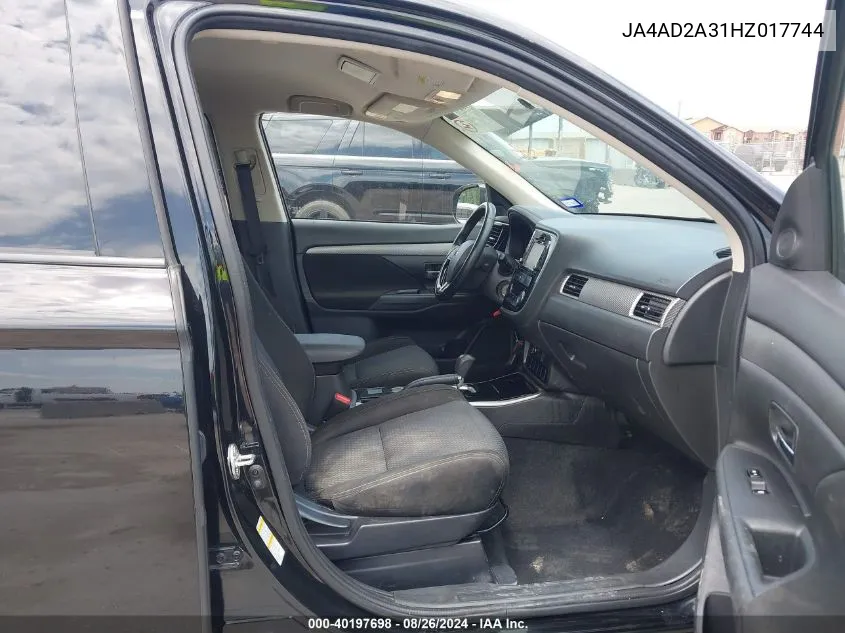 JA4AD2A31HZ017744 2017 Mitsubishi Outlander Es