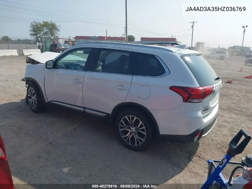 JA4AD3A35HZ036769 2017 Mitsubishi Outlander Sel