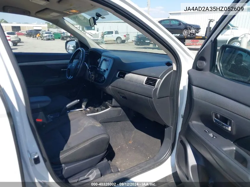 JA4AD2A35HZ052609 2017 Mitsubishi Outlander Es