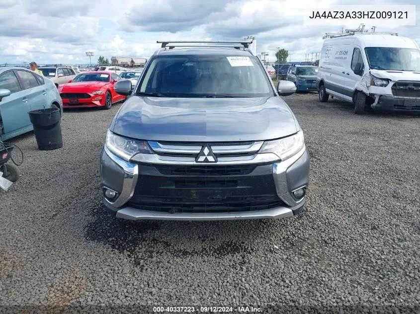 2017 Mitsubishi Outlander Se/Sel VIN: JA4AZ3A33HZ009121 Lot: 40337223