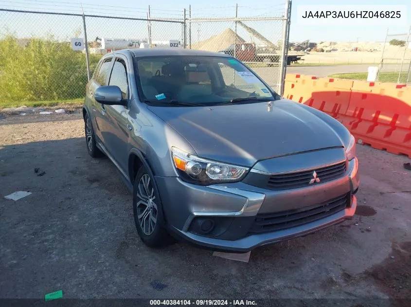 2017 Mitsubishi Outlander Sport 2.0 Es VIN: JA4AP3AU6HZ046825 Lot: 40384104