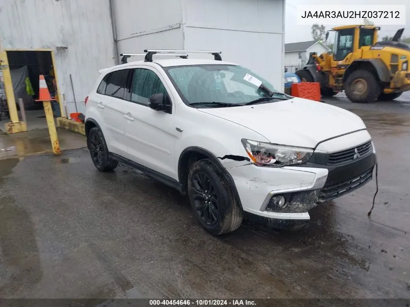 2017 Mitsubishi Outlander Sport Es/Se VIN: JA4AR3AU2HZ037212 Lot: 40454646