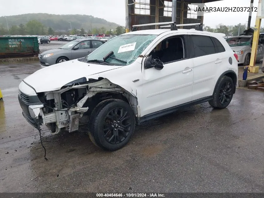 JA4AR3AU2HZ037212 2017 Mitsubishi Outlander Sport Es/Se