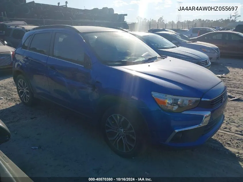 2017 Mitsubishi Outlander Sport 2.4 Gt VIN: JA4AR4AW0HZ055697 Lot: 40570380