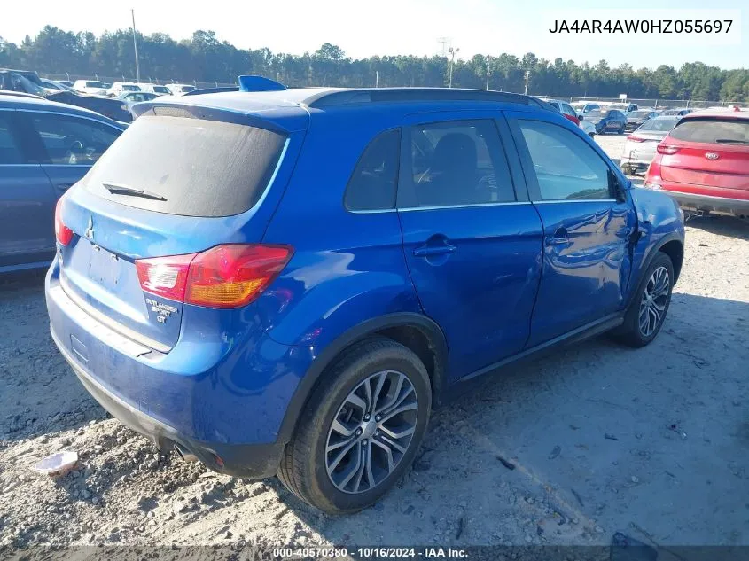 2017 Mitsubishi Outlander Sport 2.4 Gt VIN: JA4AR4AW0HZ055697 Lot: 40570380