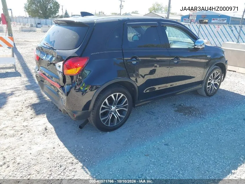 2017 Mitsubishi Outlander Sport 2.0 Es VIN: JA4AR3AU4HZ000971 Lot: 40571766