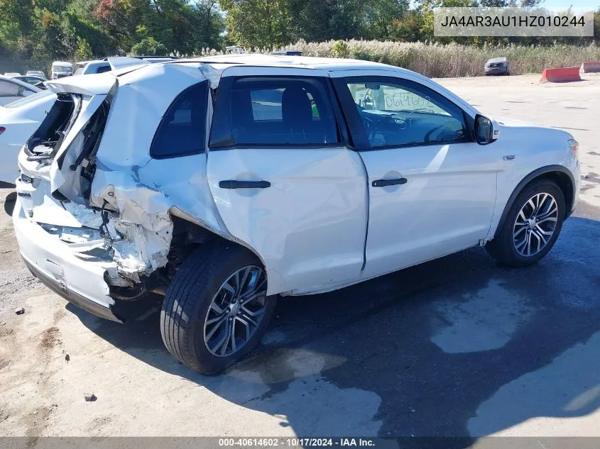 2017 Mitsubishi Outlander Sport 2.0 Es VIN: JA4AR3AU1HZ010244 Lot: 40614602