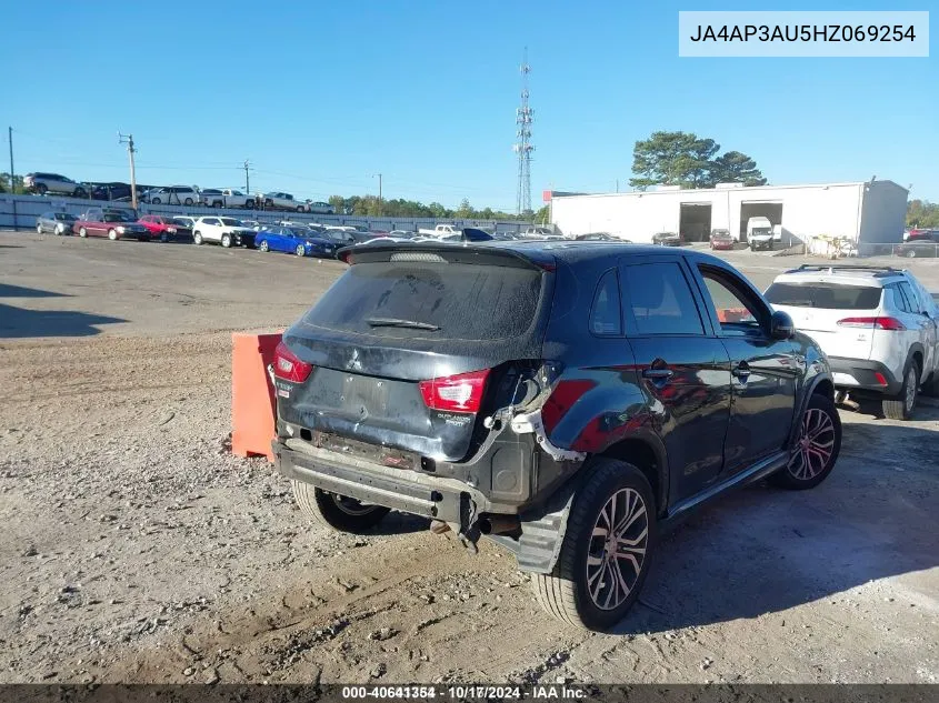 2017 Mitsubishi Outlander Sport 2.0 Es/2.0 Le VIN: JA4AP3AU5HZ069254 Lot: 40641354