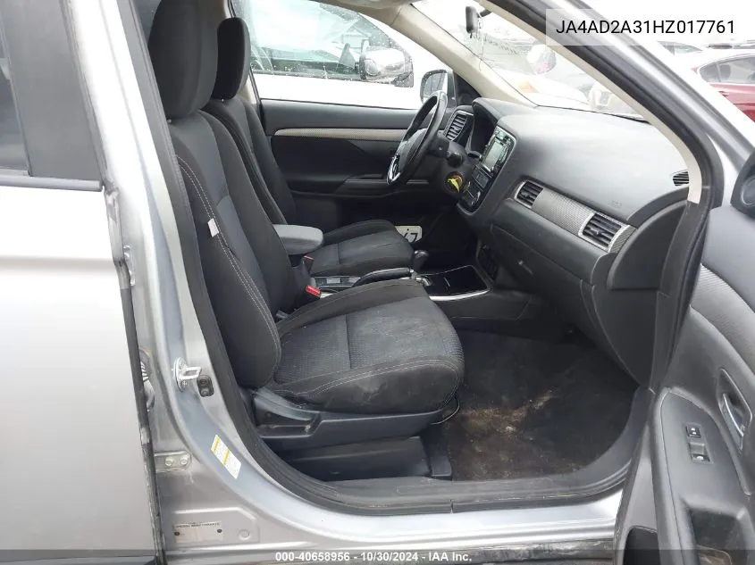 JA4AD2A31HZ017761 2017 Mitsubishi Outlander Es