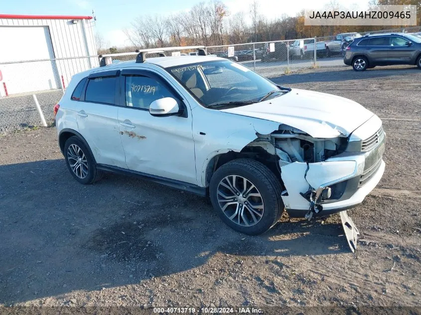 2017 Mitsubishi Outlander Sport 2.0 Es/2.0 Le VIN: JA4AP3AU4HZ009465 Lot: 40713719