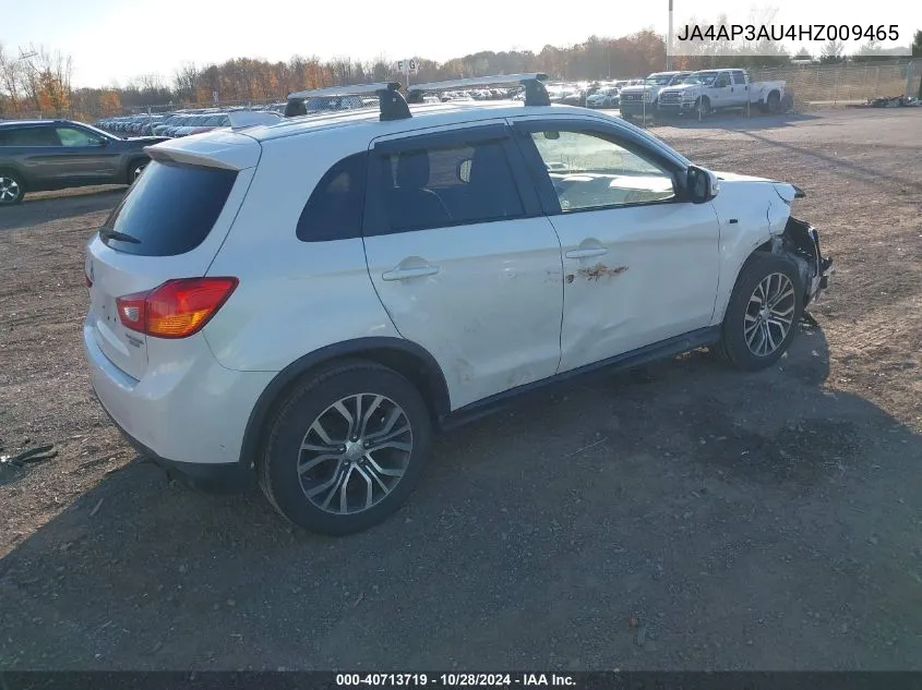 2017 Mitsubishi Outlander Sport 2.0 Es/2.0 Le VIN: JA4AP3AU4HZ009465 Lot: 40713719