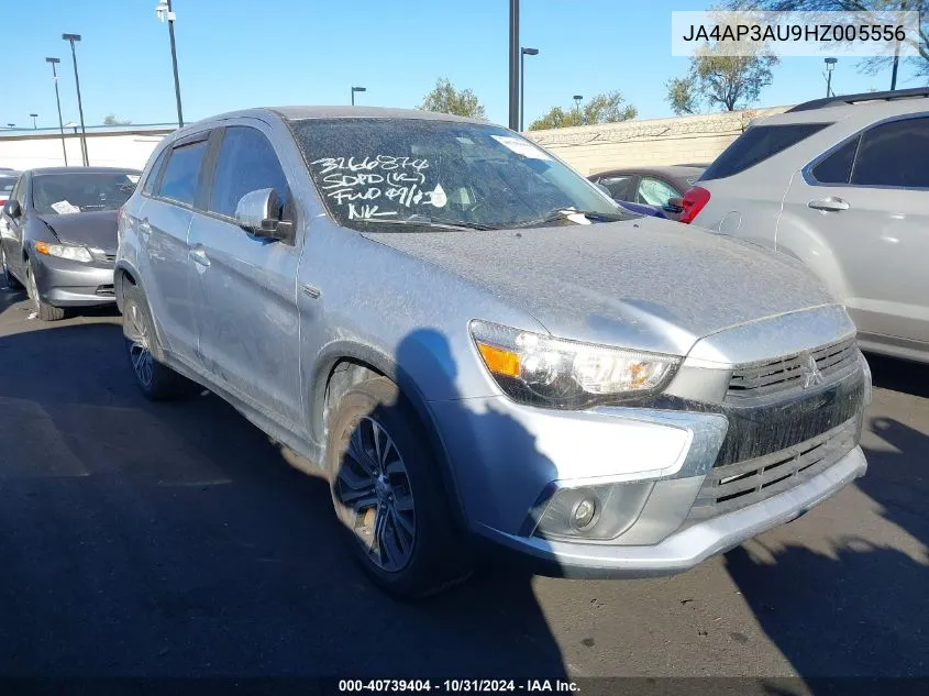 2017 Mitsubishi Outlander Sport 2.0 Es VIN: JA4AP3AU9HZ005556 Lot: 40739404