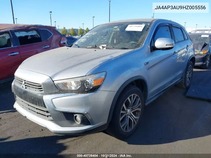 2017 Mitsubishi Outlander Sport 2.0 Es VIN: JA4AP3AU9HZ005556 Lot: 40739404